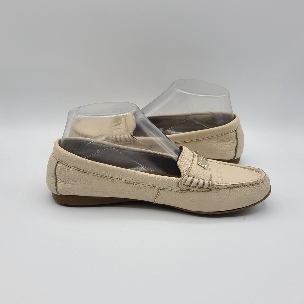 Coach Fredrica Loafers Flats Size 6.5 Leather Driving Moccasin - Picture 6 of 14